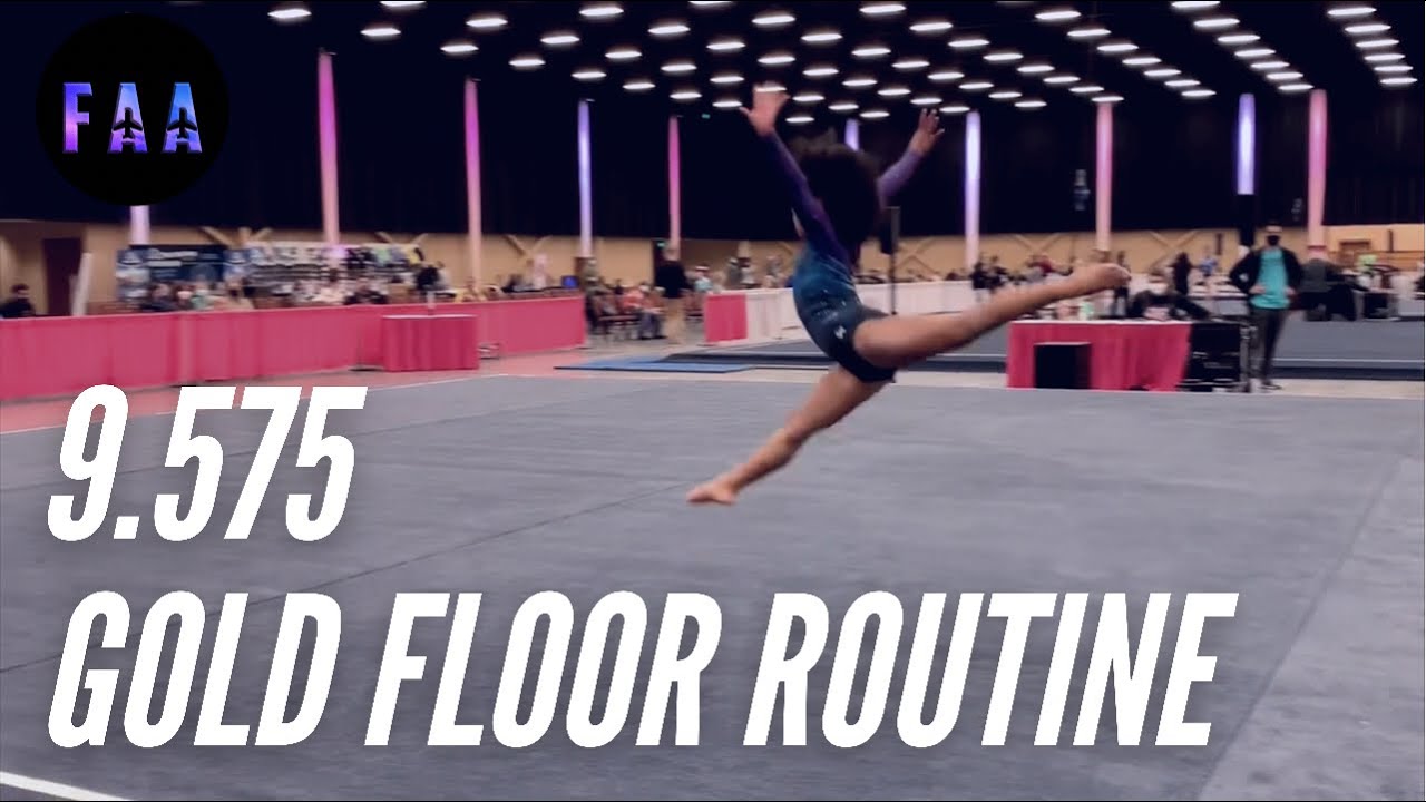 9 575 Xcel Gold Floor Routine At The