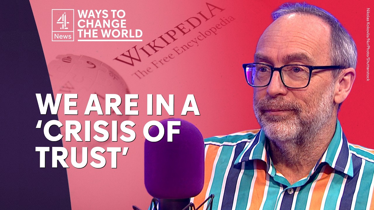Wikipedia co-founder Jimmy Wales on the crisis of trust in the age of Trump