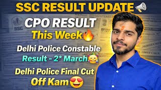 Delhi Police Result And Cpo Result Update Delhi Police Final Cut Off Kam Kyu? Ssc Result Update