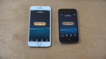 iPhone 7 vs. iPhone 4 - 4G Internet Speed Test!