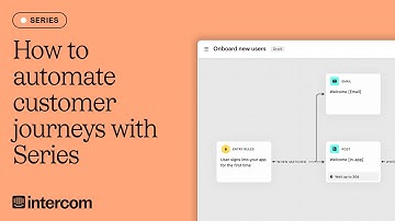 How to automate customer journeys with Intercom Series