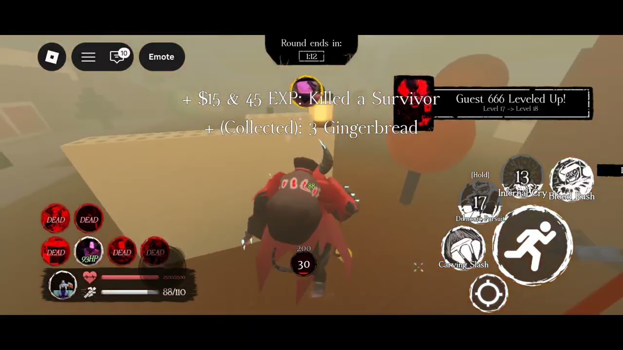 Krampus Guest 666 gameplay video or whatever | Forsaken