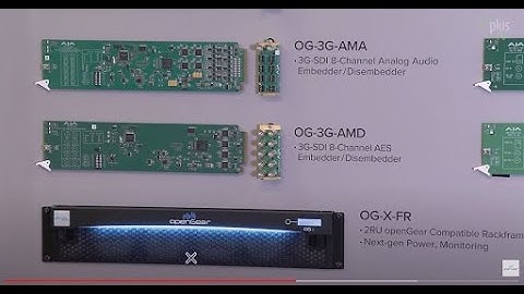 AJA at NAB Show 2023 - openGear