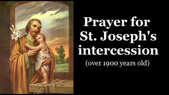 Prayer for St Joseph's intercession