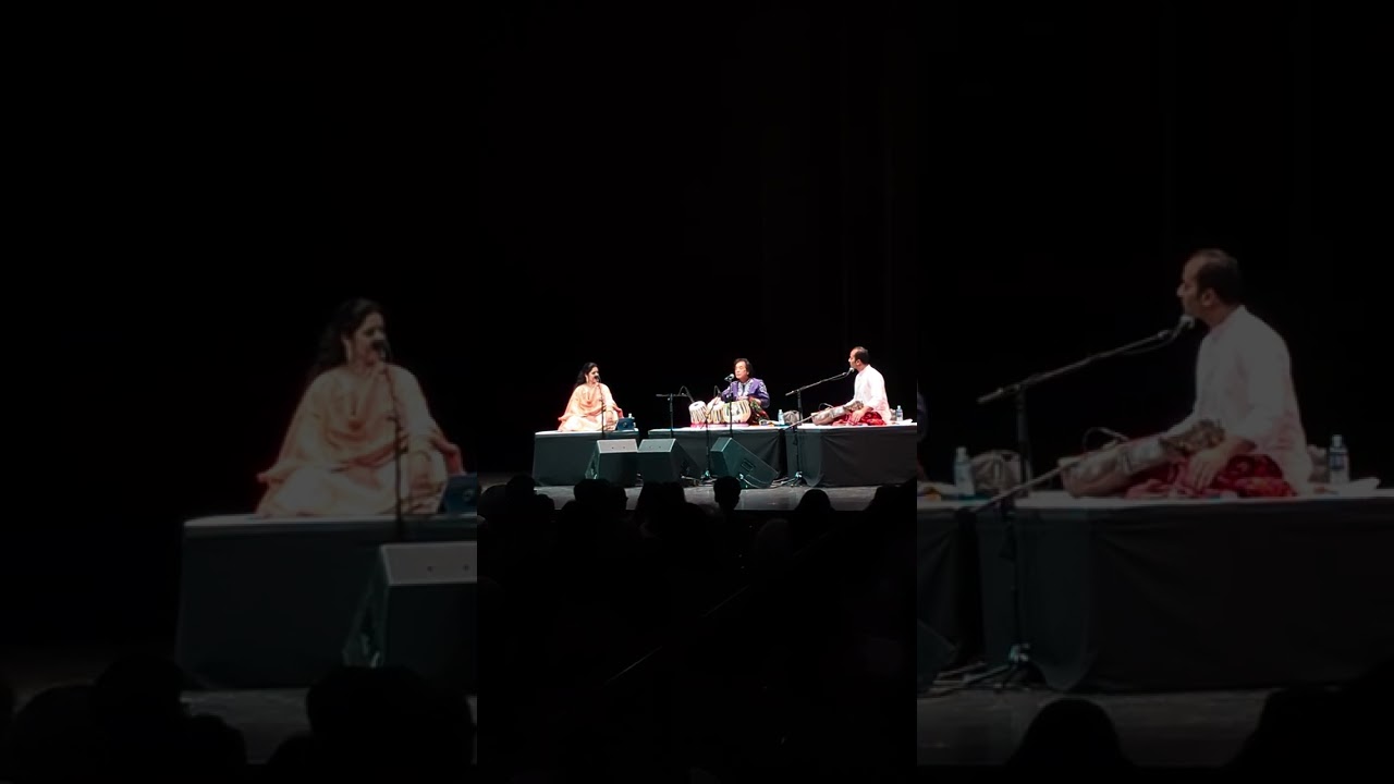 Zakir Hussain with Sabir Khan and Debopriya Chatterjee as TISRA  Bailey Hall Cornell University