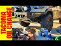 Toyota Tacoma Oil Change 3.5L V6  - I Teach My 12 Year Old Son This DIY