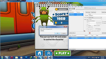 how to hack subway surfer pc with cheat engine 6.1 or 6.2