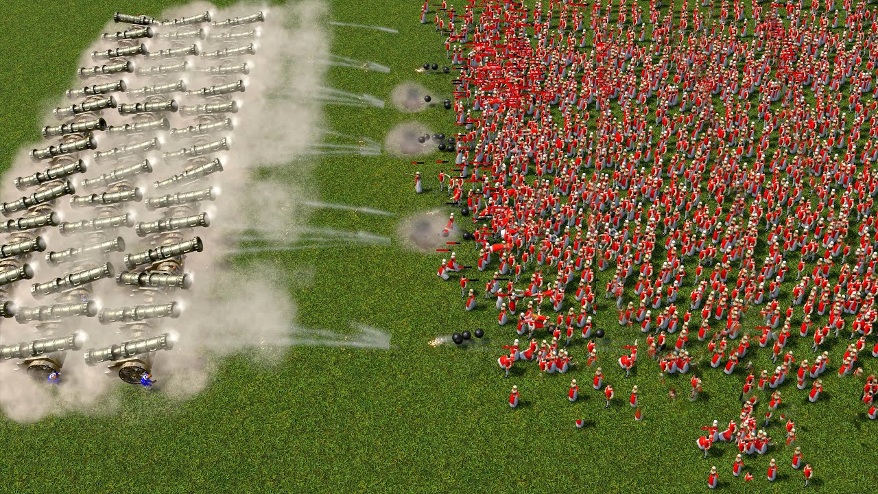 VILLAGERS vs GREAT BOMBARDS Age of Empires 3 Definitive Edition YouTube