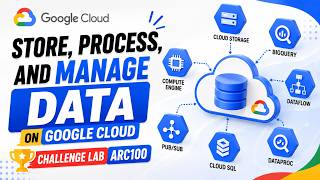 Store, Process, and Manage Data on Google Cloud Challenge Lab | ARC100