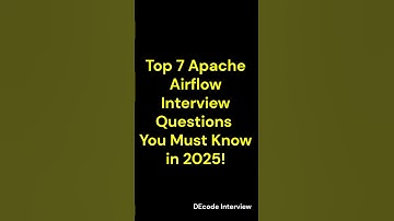 Top Apache Airflow DAG Interview Questions You Must Know in 2025! #shorts #airflow #dataengineering
