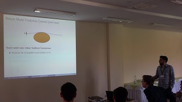 MPC Workshop led by Mario Eduardo Villanueva at Process Control 2019
