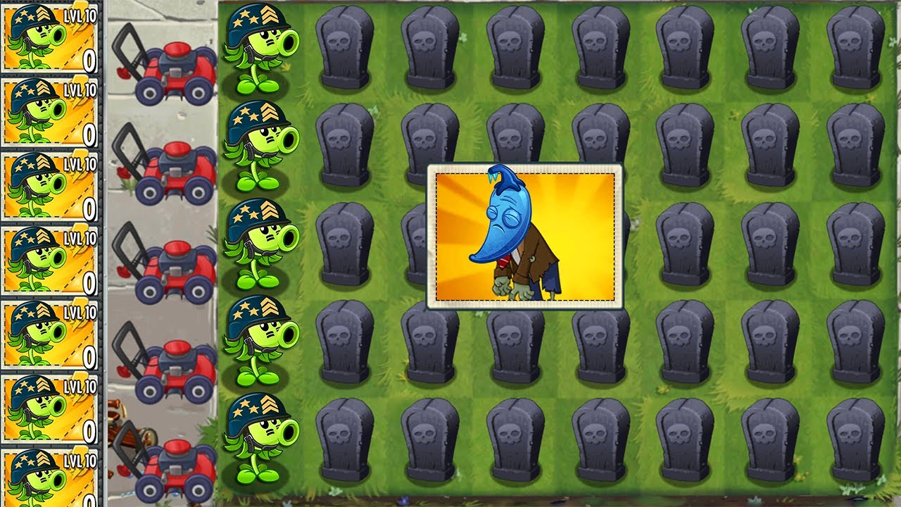 PvZ 2 Mega Gatling PEA Plants Attack All Gargantuar Zombies Fight ...