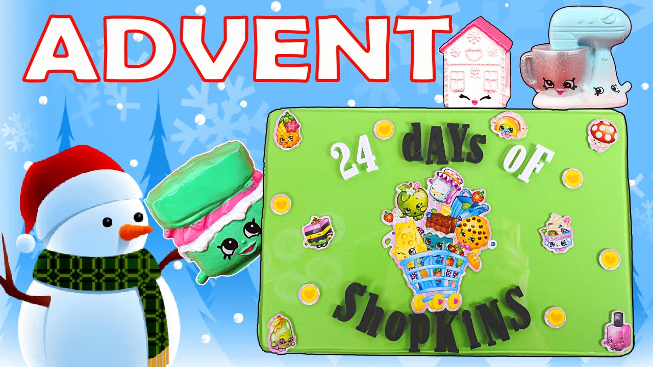 SHOPKINS Full 24 Day Advent Calendar Opening *** DCTC videos