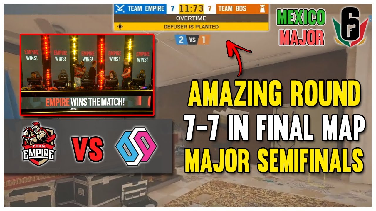 THE MOST ELECTRIFYING ROUND OF THE MAJOR - EMPIRE x BDS | R6 MEXICO ...