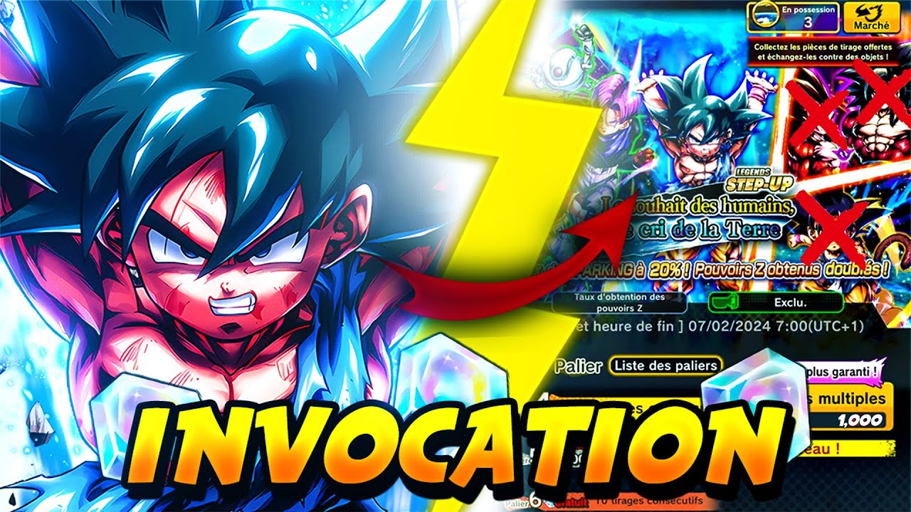 INVOCATIONS KID GOKU GT LF UNE FAILLE SUR COMMANDE LOL ? MAIS IMAGINE ...