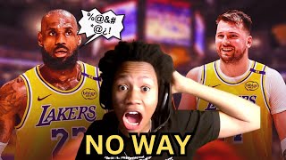 Luka Doncic Full First Minutes With LeBron James and Los Angeles Lakers