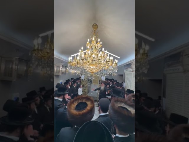 The Limnover Ruv at the Kever of The Noam Elimelech