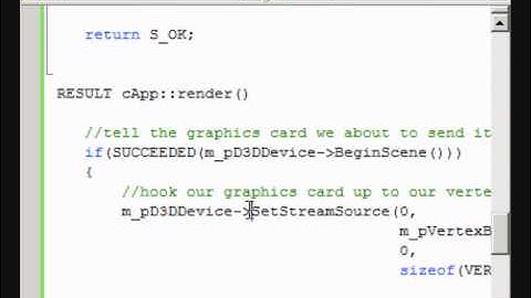 tutorial 2 Direct3d (DirectX) (part 3 of 4) - A coloured triangle