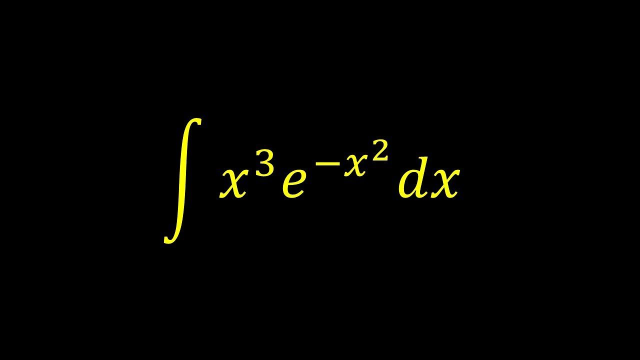 Integral Of X 3 e x 2 Integral Example YouTube integral-of-x-3-e-x-2-integral-example-youtube