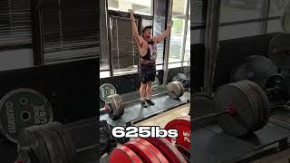 Bloodborne strength…Moving a top single of 625lbs at 96% of my best max like air