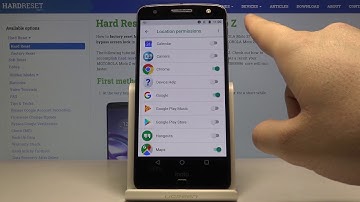 How to Change Apps Permissions - Apps Settings in MOTOROLA Moto Z