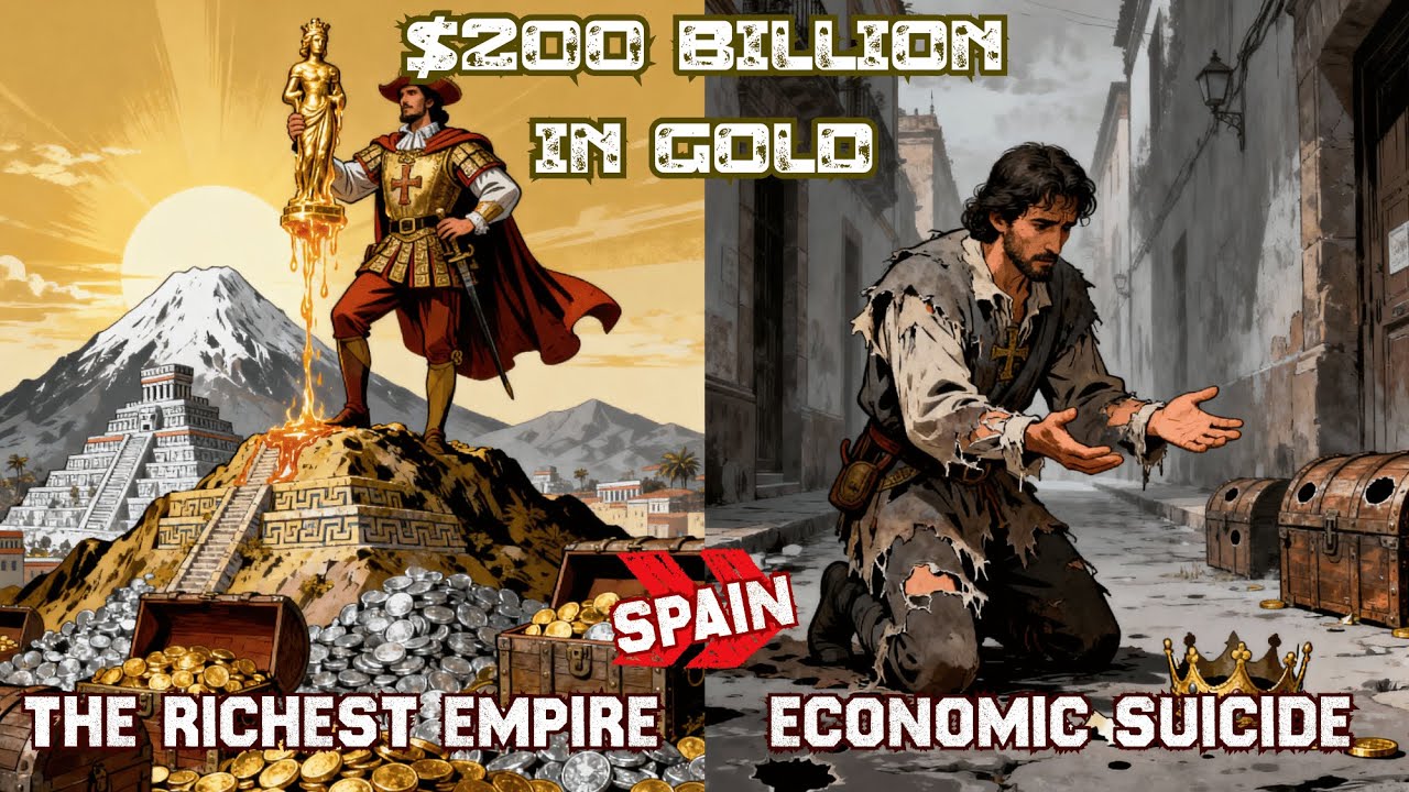 How $200 Billion in Gold Destroyed an Spanish Empire: : The Richest Empire That Went Bankrupt