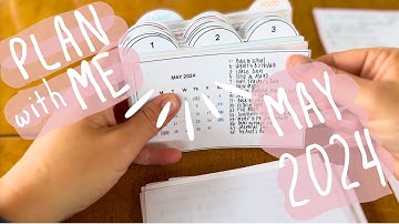 Plan with Me May 2024 using Index Cards | Functional Planner for Achieving Goals