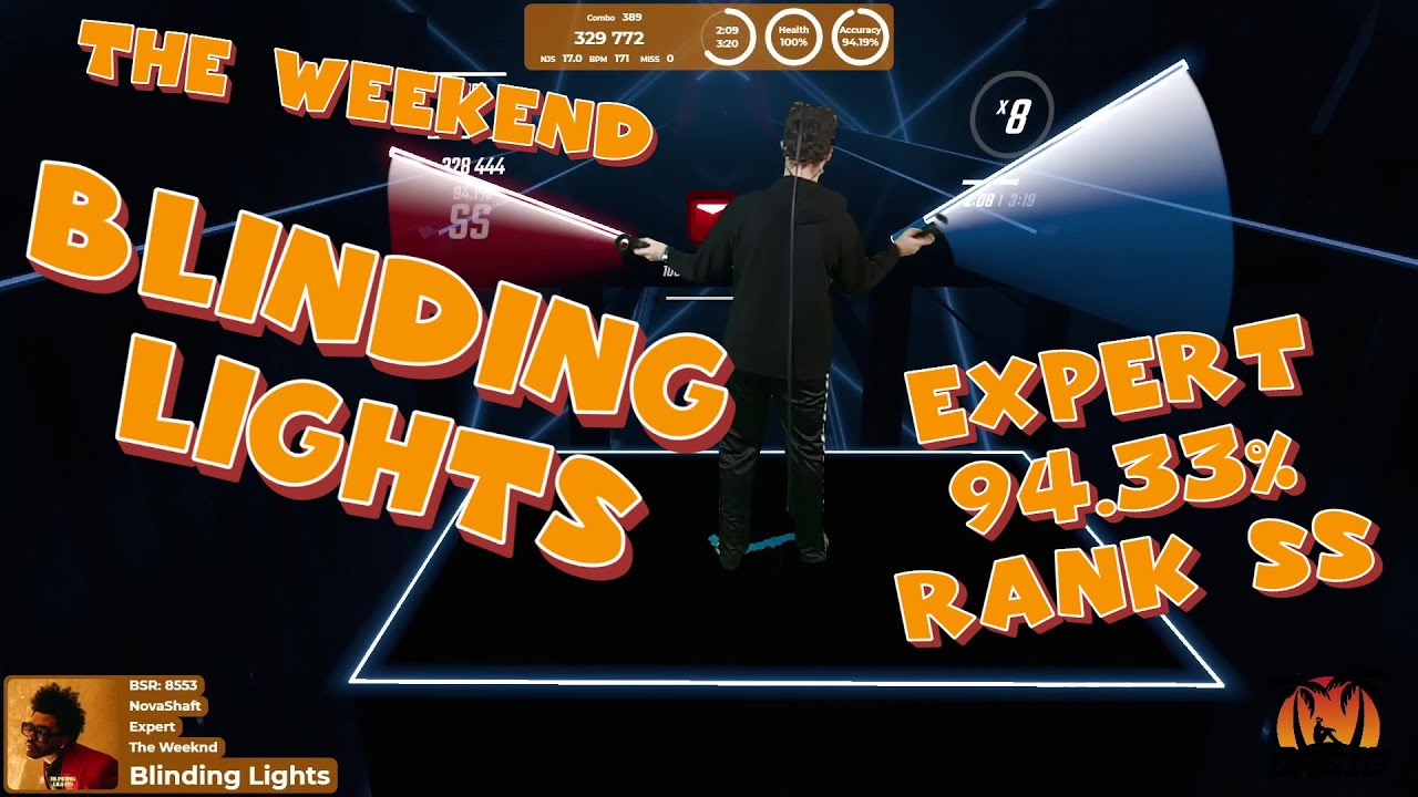 Beat Saber - The Weekend - Blinding Lights - Expert [Rank SS 94.33%]