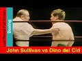 John sullivan vs dino del cid widescreen fight last round  technical knockout boxing match 1974