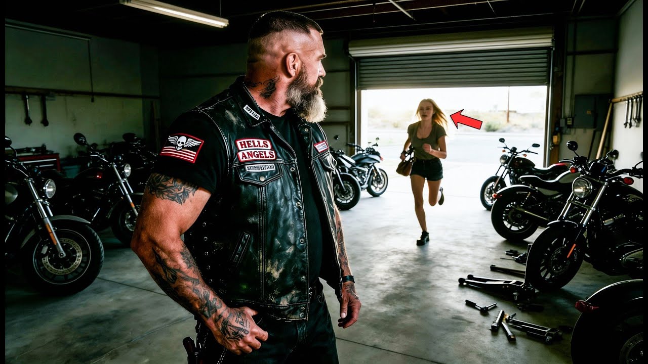 She Ran To A Garage Fleeing Her Ex — Unaware A Hells Angel Was Inside, When The Doors Rolled Up...