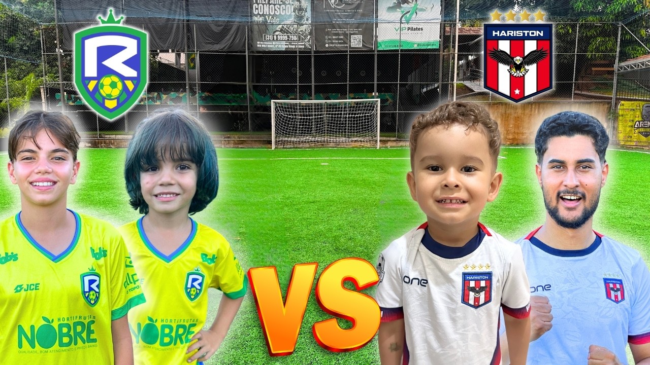 DESAFIO 2X2 MINI KAUÃ E TAYLA vs YAN E HARISTON - QUEM VAI VENCER?