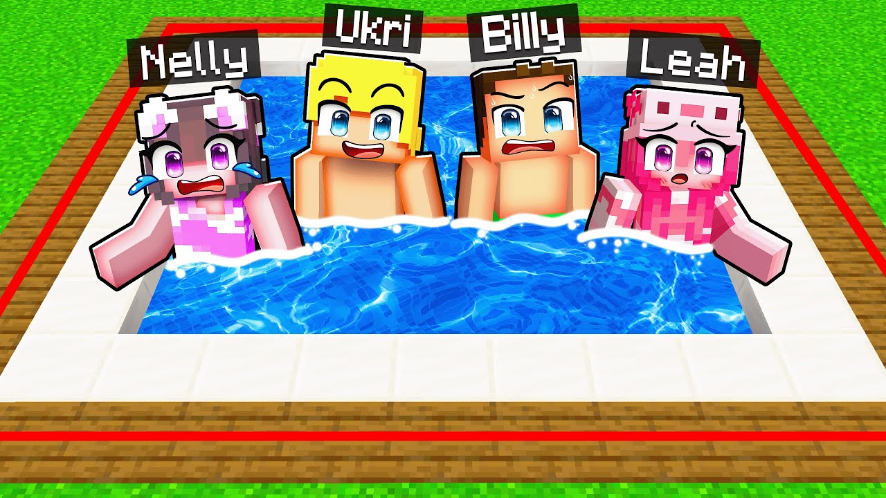 Wer zuletzt den Pool verlässt, gewinnt 100.000€ in Minecraft!