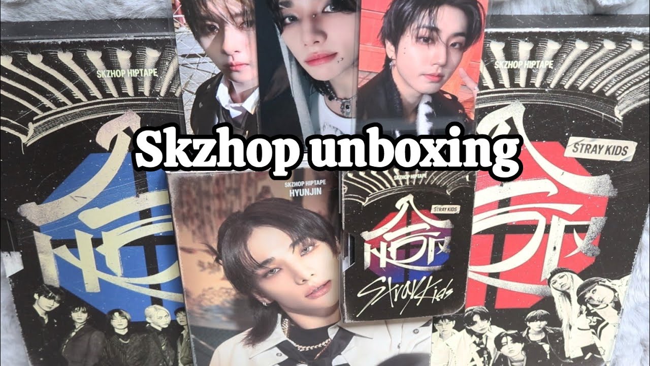 stray kids 스트레이 키즈 - skzhop unboxing, limited, nemo, accordian and ...