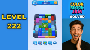 Color Block Jam Level 222 – Walkthrough