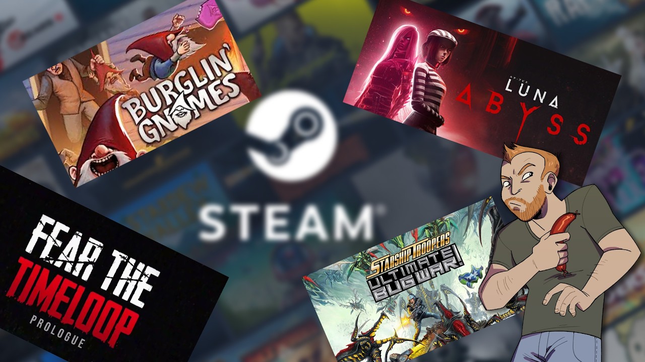 What Even Are These Steam Demos? - Burglin' Gnomes, Starship Troopers, Luna Abyss, Fear The Timeloop