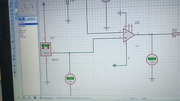 Simulacion en el PROTEUS del sensor de temperatura TMP36