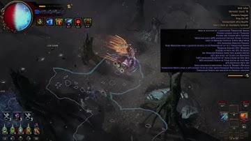 Path of Exile 3.27 low Delirious map part 1 Frost Blades Trickster