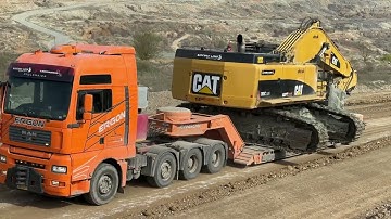 Loading & Transporting On Site The Caterpillar 385C Excavator - Sotiriadis/Labrianidis Mining Works