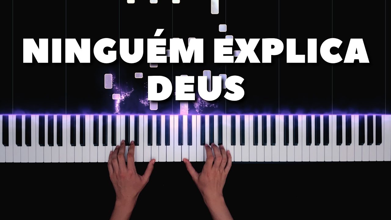 Ninguém Explica Deus - Preto No Branco | Teclado Tutorial Piano Cover |  Gospel Tutoriais