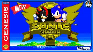 Sonic & Shadow Double Jump 2 (2023) - Hack of Sonic the Hedgehog 2 (Sega Genesis) 🎮 Let's Play!