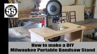 DIY Portable Bandsaw stand inspired by the SWAG Portaband Tables by www.swagoffroad.com. Music: The Creek by Topher Mohr 