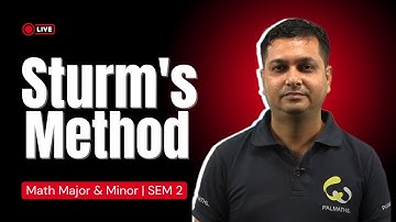 Sturm’s Theorem & Sturm Sequence | Theory of equation | FULL Concept+PYQs | CU SEM 2 (Major & Minor)