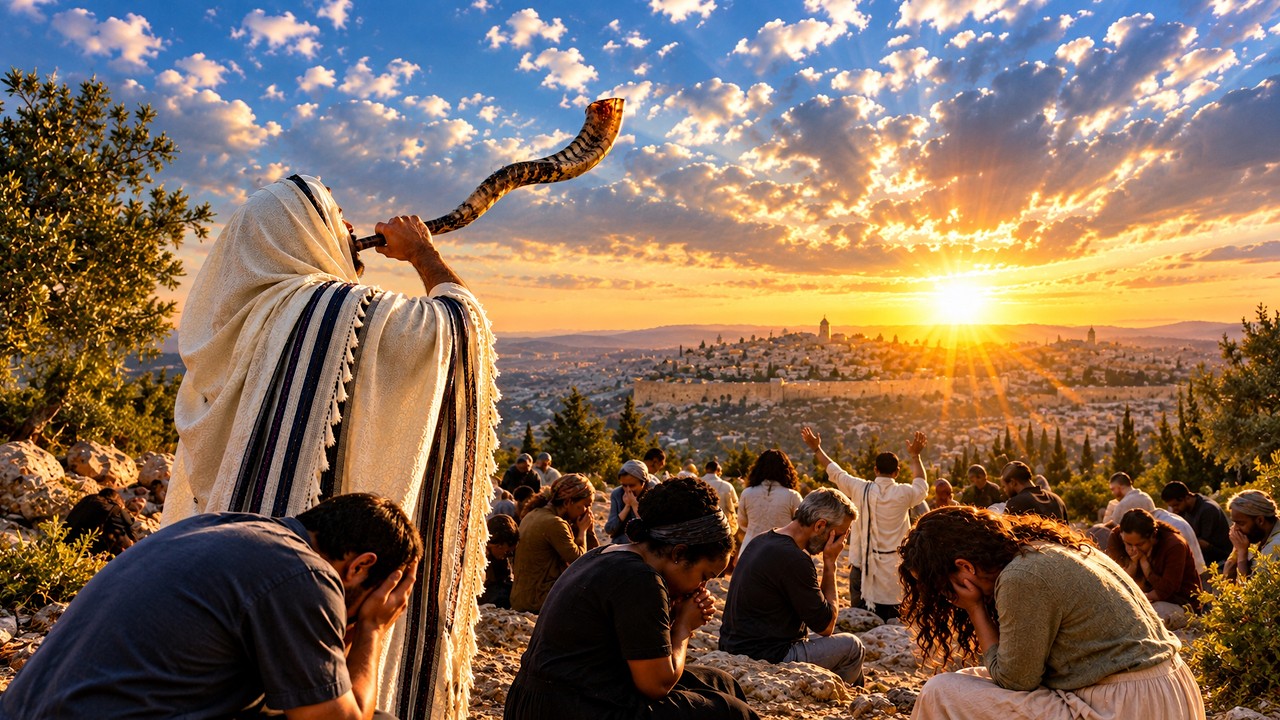 Spiritual Awakening Sound of Shofar | The Ten Days of Awe