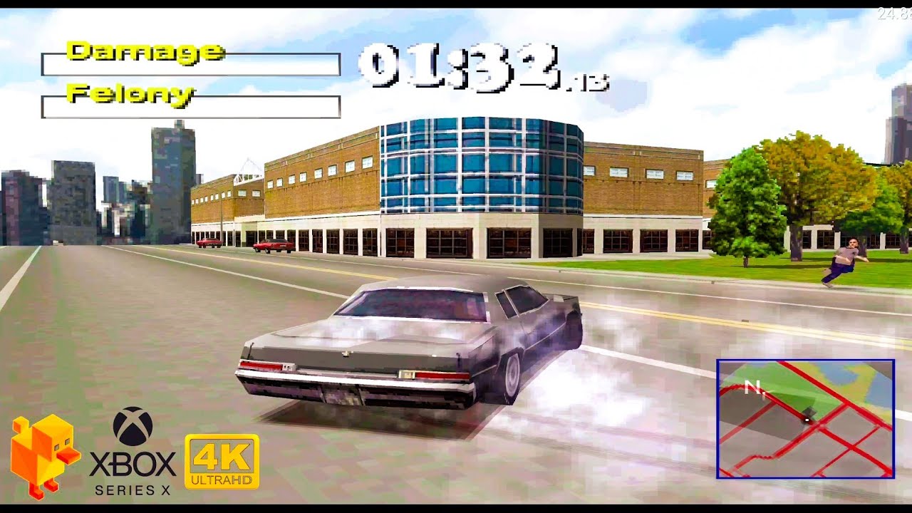 DRIVER 2 DUCKSTATION NO XBOX SÉRIE X 4K 