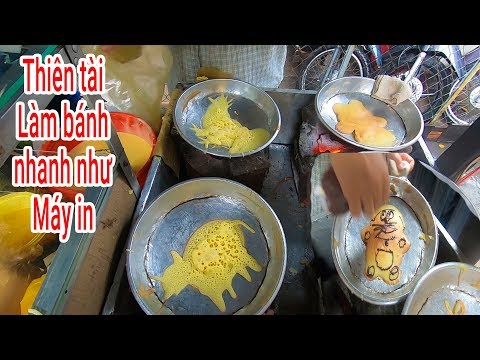 Thiên tài làm Bánh hình con vật nhanh như Máy in ở đường phố Sài Gòn | Foci