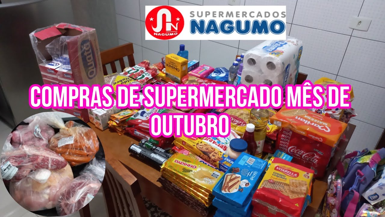 Compra de Supermercado do mês de Outubro 