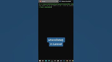 whereDate() in Laravel #laravel #webdevelopment #development #tricks #tips #programming