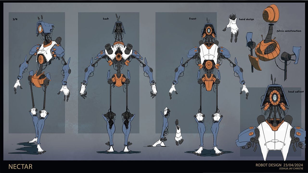 robot design (nectar) - YouTube