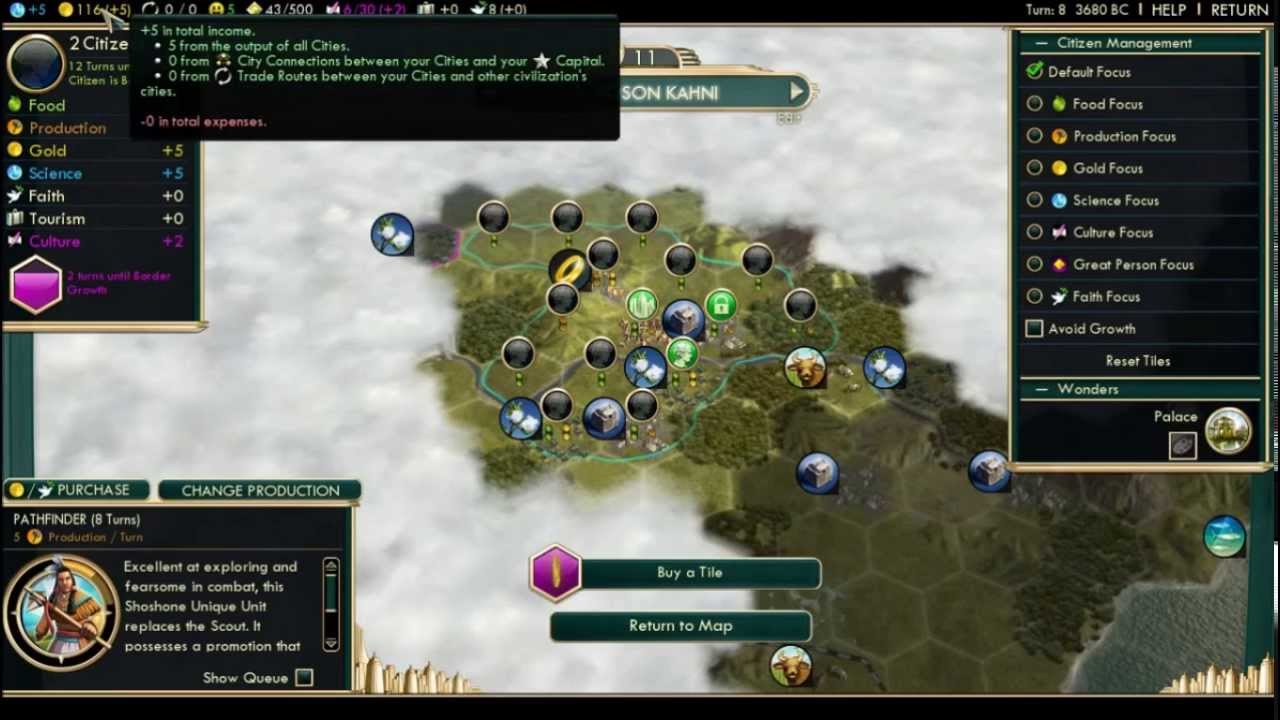 how to queue production in civ 5