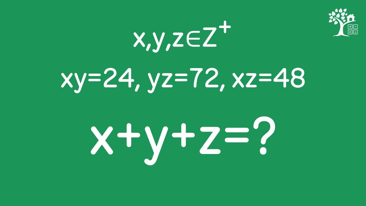 Clever Math Problem Introduce a very clever method | System of equations problem | AMC10 ...